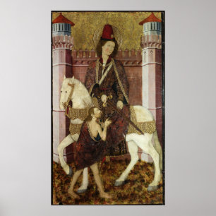 Póster St Martin que compartilha de seu casaco