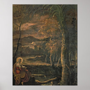 Póster St Mary de Egipto na região selvagem