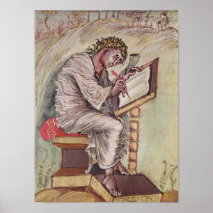 Póster St Matthew, dos evangelho de Ebbo