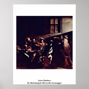 Póster St Matthew por Michelangelo Merisi a Dinamarca