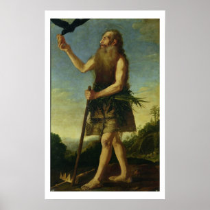 Póster St. Onuphrius (óleo em canvas)