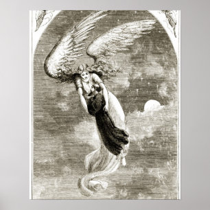 Póster St Patrick levou a Roma pelo anjo, 'do Th