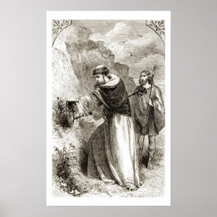 Póster St. Patrick marking Connal's shield with the Cross