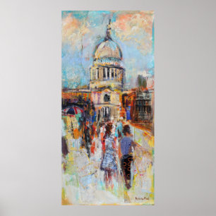 Póster St Paul da ponte do milênio