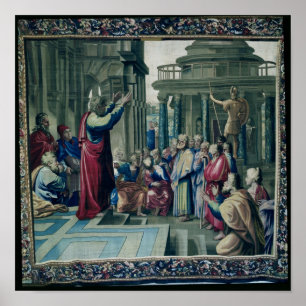 Poster St. Paul Preaching at the Areopagus