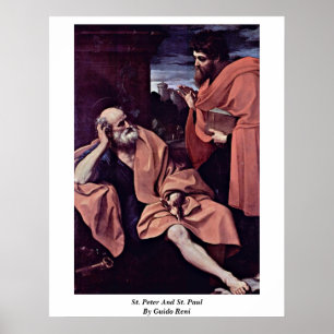 Póster St Peter e St Paul por Guido Reni