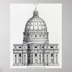 Póster St Peter, Roma