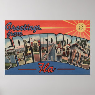 Poster St Petersburg, Florida - grandes cenas 4 da letra