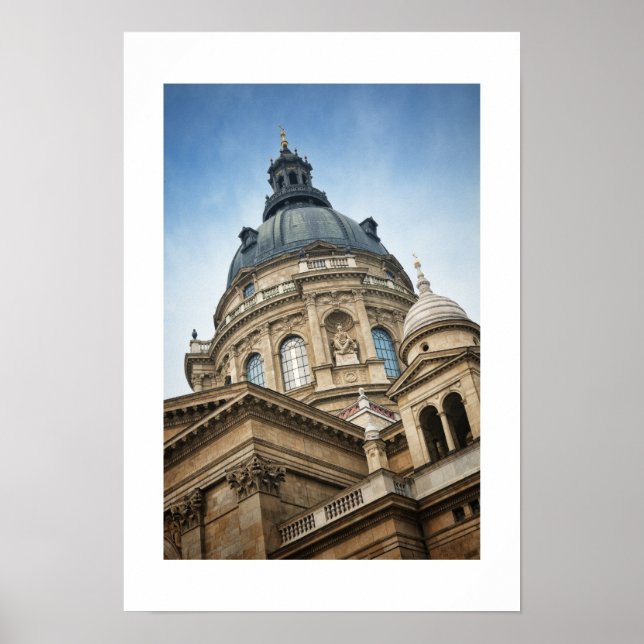 Poster St. Stephen Basilica, Budapest (Frente)