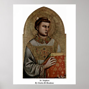Póster St Stephen por Giotto Di Bondone