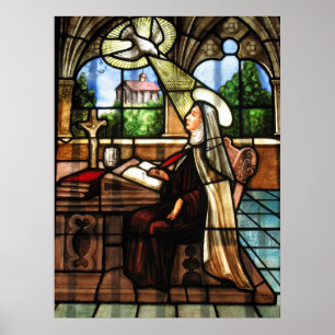 Póster St Teresa de Avila, doutor da igreja