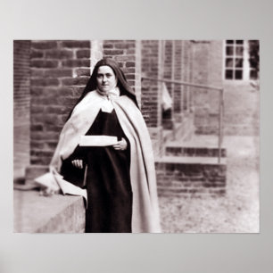 Póster St. Therese de Lisieux.