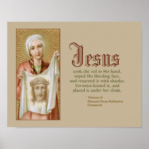 Poster St. Veronica of Jerusalem (JM 60)