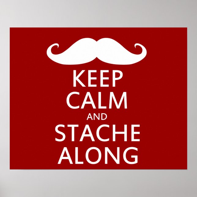 Poster Stache Along (Frente)