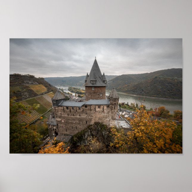 Poster Stahleck Castle Bacharach Alemanha (Frente)