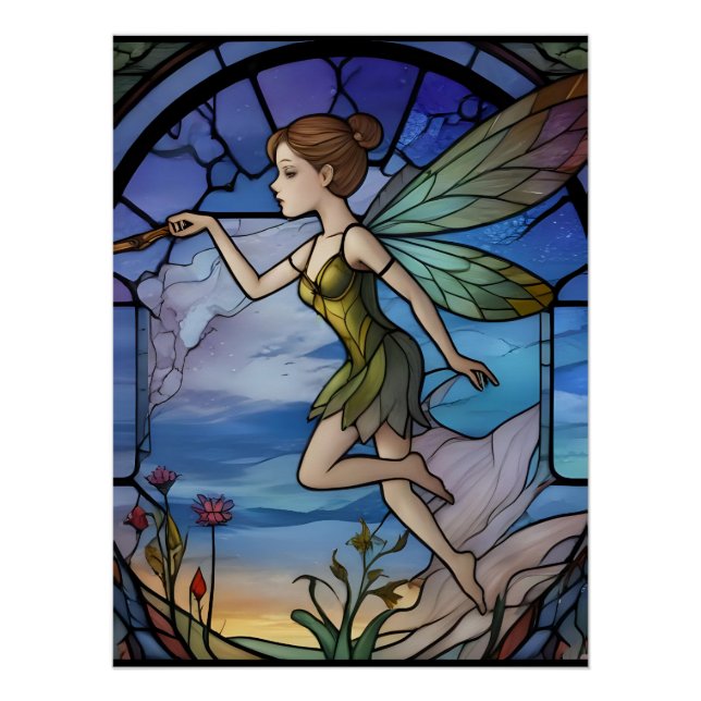 Póster Stainglass Fairy (Frente)
