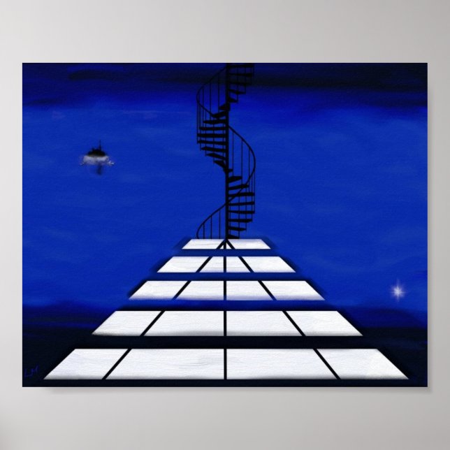 Póster Stair para Onde (Frente)