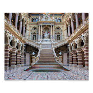 Póster Staircase In Justizpalast, Viena Áustria