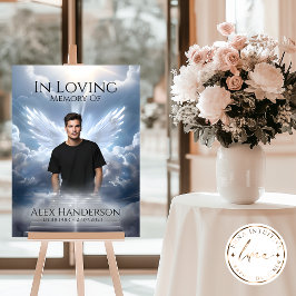 Poster Stairway Celestial com Sinal de Angel Memorial