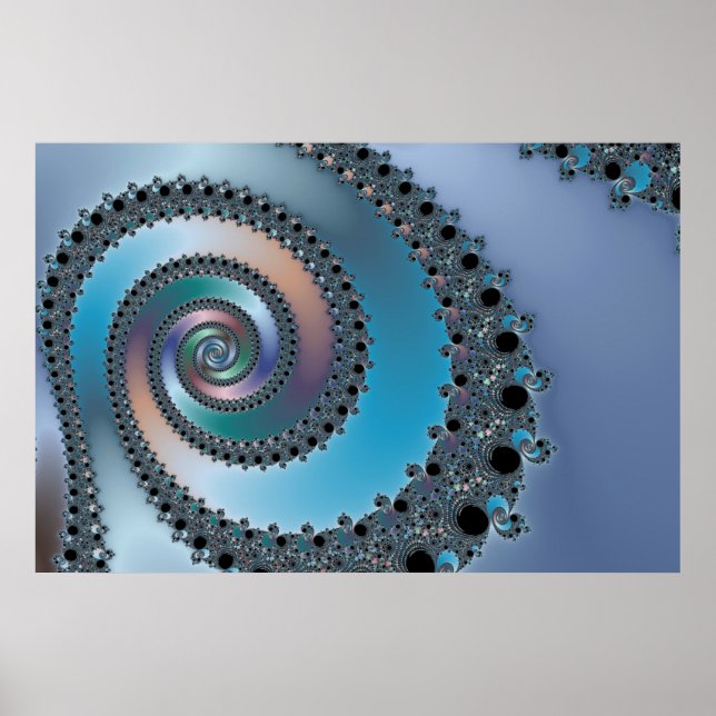 Poster Stairwell - Fractal (Frente)