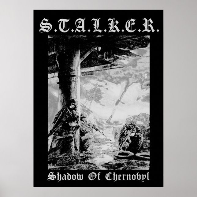 Poster STALKER Black Metal (Frente)