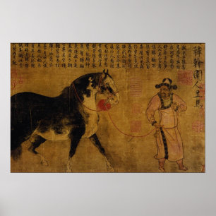 Poster Stallion com Groom