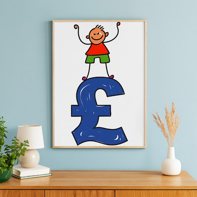 Poster Standing On The Pound (Criador carregado)