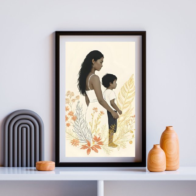 Poster Standing With You – A Mother’s Silent Strength (Criador carregado)