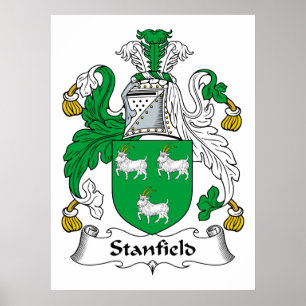 Póster Stanfield Family Crest