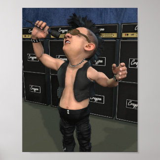 Poster Stanley "Crash" Cash dos Punksters.