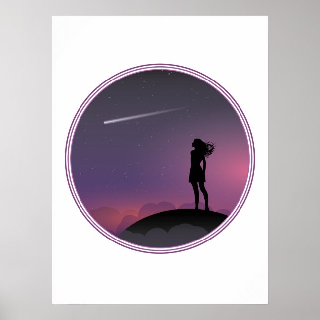 Poster Star Gazing Girl (Frente)