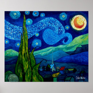 Poster Star Lit Night