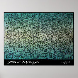Poster Star Maze