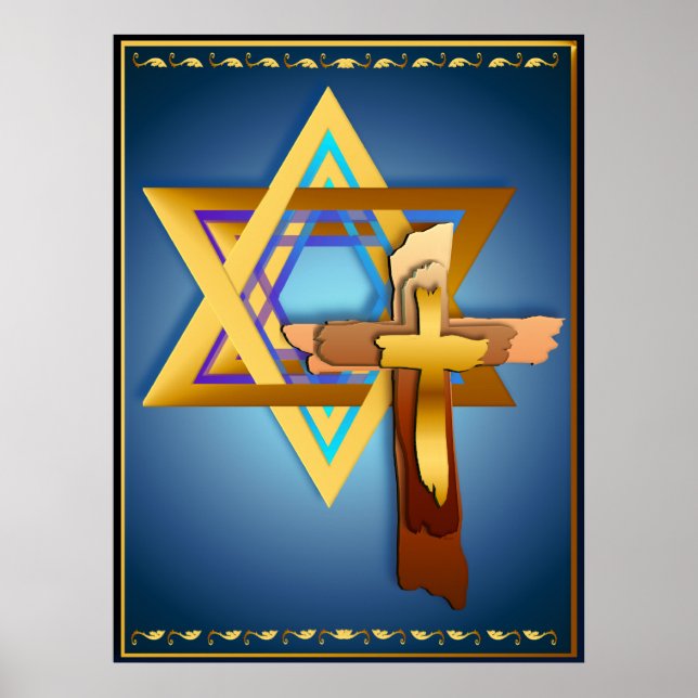 Poster Star Of David e Triple Cross (Frente)