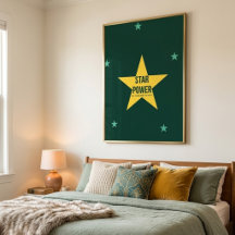 Star Power — 90s Maximalist  | Retro Bedroom Art
