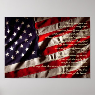 Póster Star Spangled Banner Print