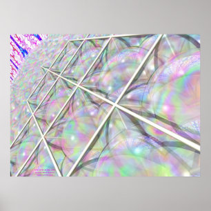 Póster Star Tetra Bubble Grid