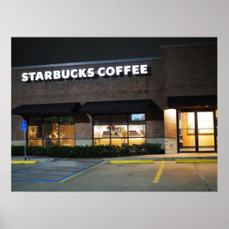Poster Starbucks Depois do Horário