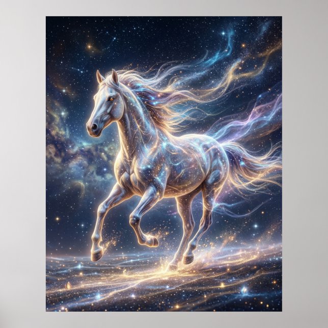 Poster Stardust Horse Cosmic Motion (Frente)