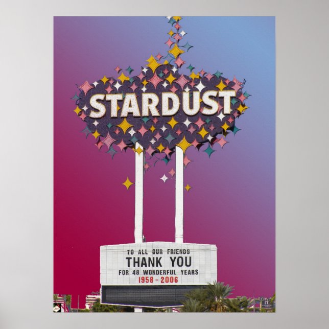 Poster Stardust Las Vegas 2006 (Frente)