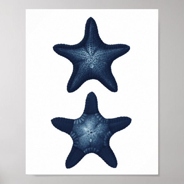 Poster Starfish Beach Decor Bathroom Art (Frente)