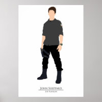Stargate Atlantis Minimalista Sheppard