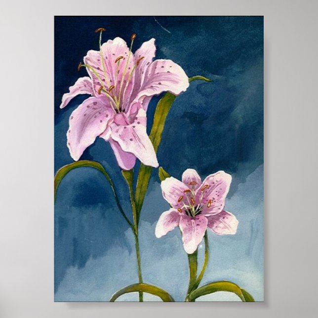 Poster Stargazer Lillies, de Toni (Frente)