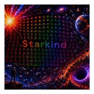 Póster Starkind – Evolução Cósmica da Vida