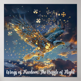 Poster Starlight Soar Eagle Quebra-cabeça