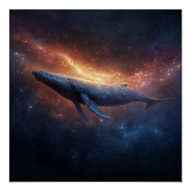 Póster Starry Nebula Humpback (Frente)