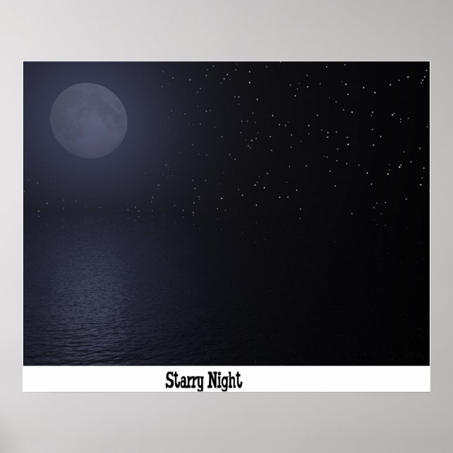 Poster Starry Night (Frente)