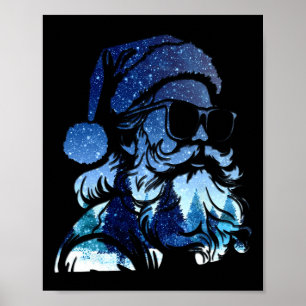 Poster Starry Night North Pole Scenere Feliz Natal Sa