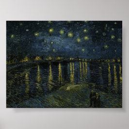 Poster Starry Night on the Rhone de Van Gogh