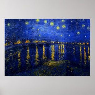 Poster Starry Night Over the Rhone